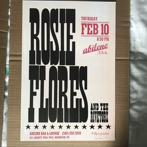 Rosie Flores and the Rivetors Event Poster